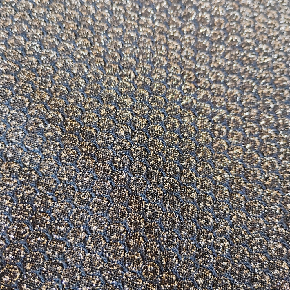 Black And Gold Long Stretchy Wrap Scarf - Picture 3 of 3